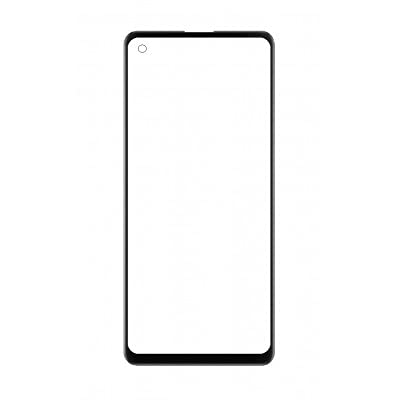 Mozomart Front Outer Touch Screen Glass with OCA Compatible for Samsung Galaxy A21s : Black