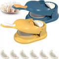 2 In 1 Dumpling Maker,Dumpling Press Skin Maker Machine,Manual Samosa Maker Mould,Multifunctional Dumpling Wrapper Making Tools for Making Dumplings and Ravioli