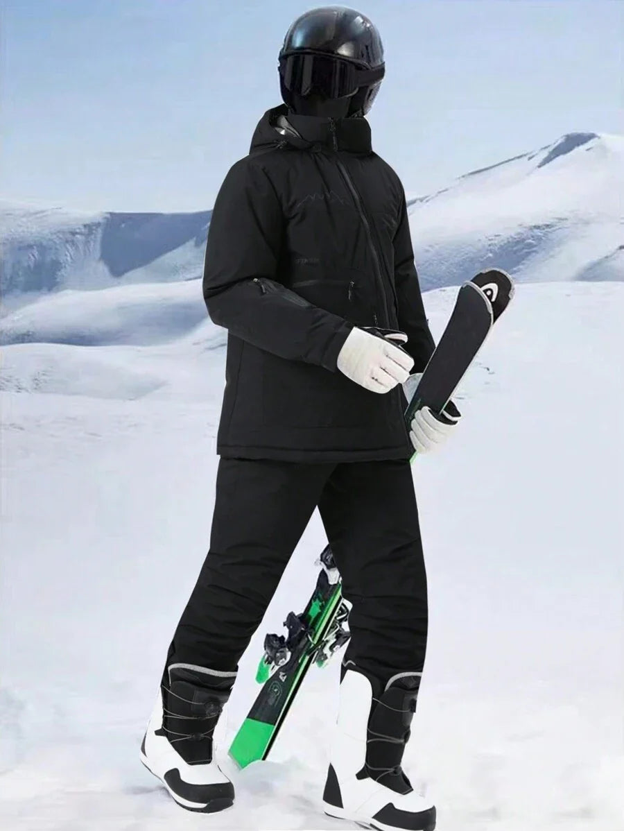 Leifensh Ski Pant Snowboard Pant for Men, Baggy Snow Pant Insulated Waterproof Windproof, Mens Snow Bibs Overall (XL)