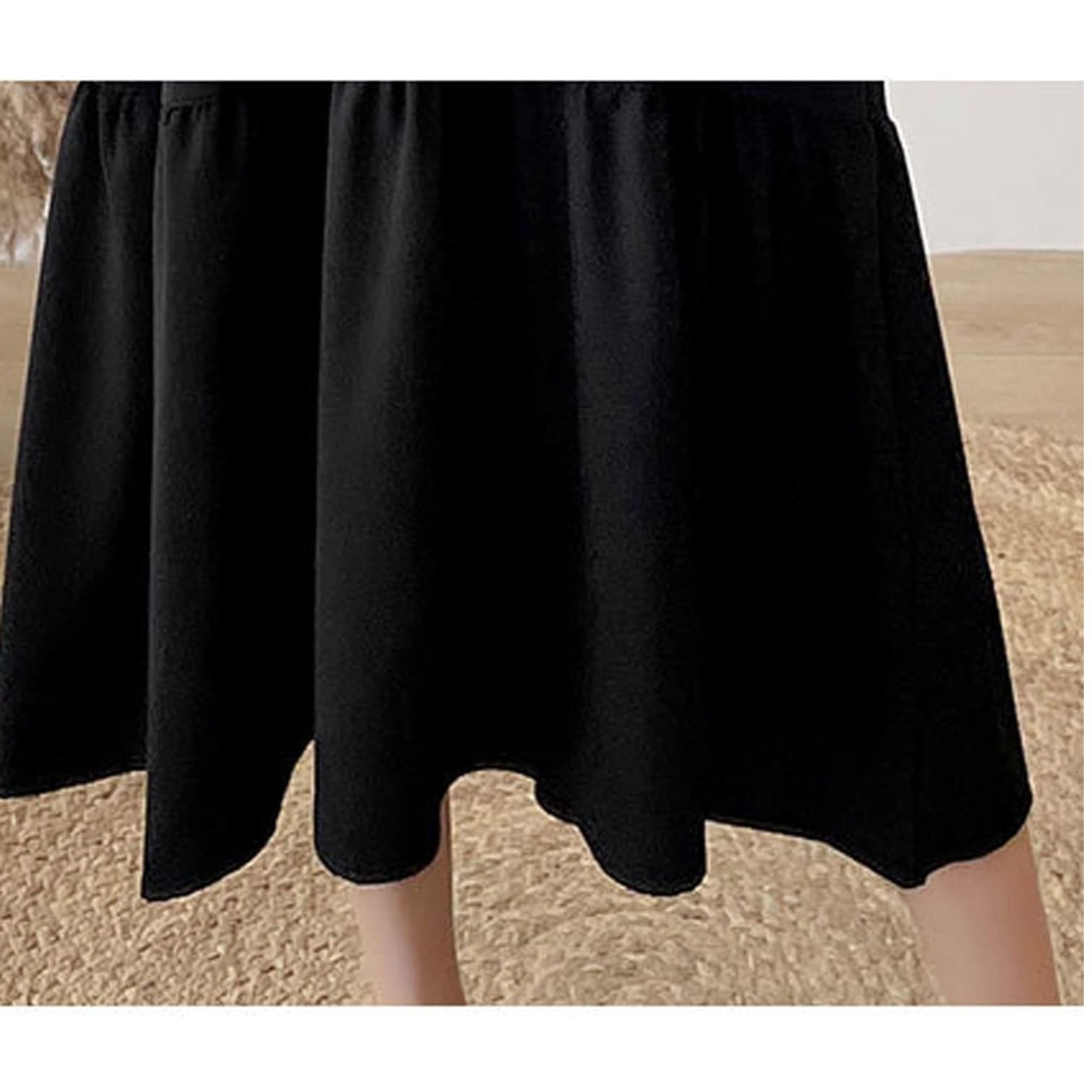 Dress, Dress Women Collar Minimalist All-match Casual Autumn Tender Preppy Style Elegant College Hot Sale (Size : M)
