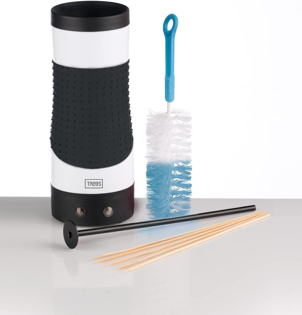 Original Brand Trebs Cooker Vertical & Egg Roll Maker non-stick coating With wooden sticks and oil distributor and recipes