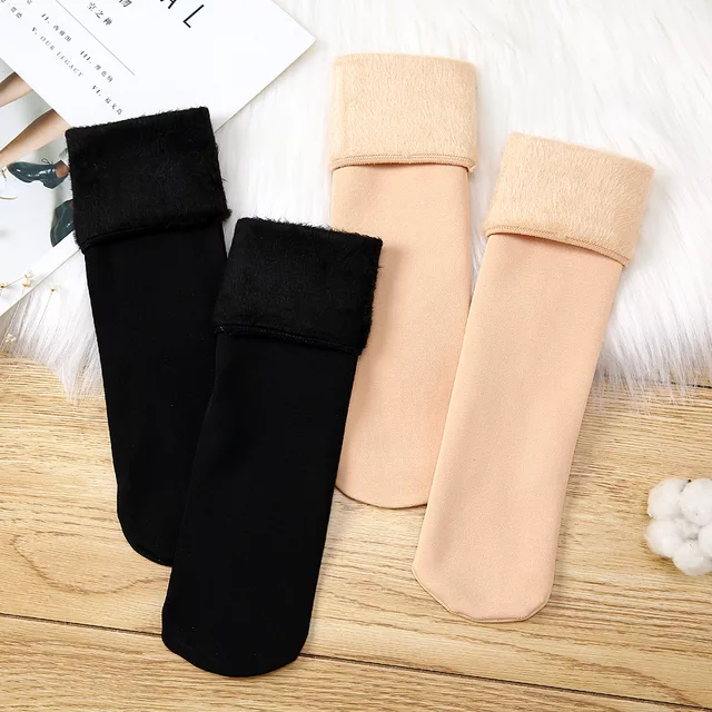 2 Pairs Winter Warm Socks | Woolen Socks | Imported Tassel Winter Warm Long Tassels - One Size - Various Colors - Suitable For All Ages