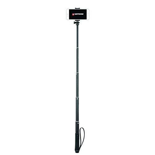 Lifetrons Photo Essentials Portable Selfie Stick Extendable Cell Phone Tripod for iPhone 15/14/13/12/11/X/8/7, Galaxy S23/S22/S21/S20/Note/Z Flip, Pixel, OnePlus, Travel Phone Mount Holder Filming Video Recording