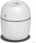 Humidifier, 220ml, White Desktop Humidifier, Mini Aroma Diffuser, USB Powered Air Vaporizer, Essential Oil Diffuser, Cool Mist, Aroma Humidifier for Home, Office, Dorm, Au