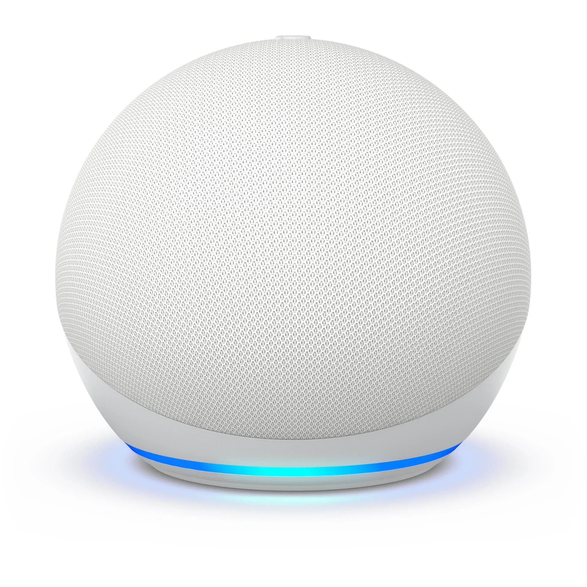 Like A New Amazon Alexa Echo Dot (5th Gen) Vibrant sounding Alexa speaker, Great for bedrooms, dining rooms and offices, (newest model) Glacier White