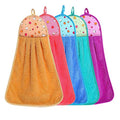 4pc Microfiber Hand Towel | Sink Towel with Hanging Loop | Wash Basin Hanging Hand Towel | for Bathroom Kitchen Home | Multicolour - Gulybaba - Genuine products online Marketplace in Pakistan