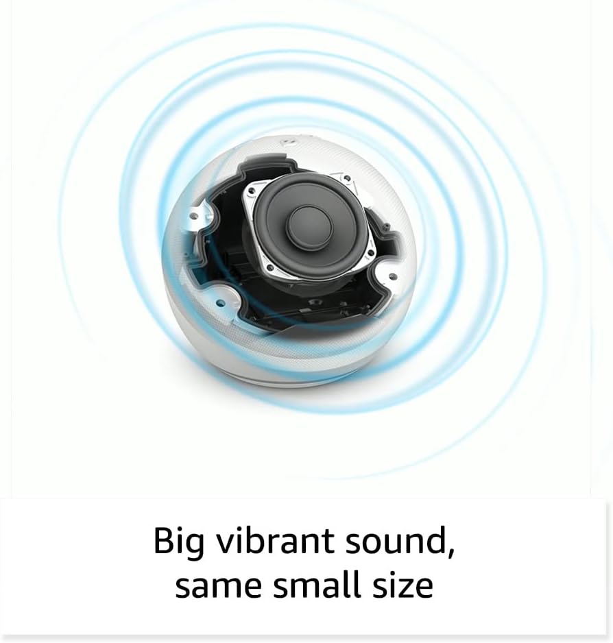 Like A New Amazon Alexa Echo Dot (5th Gen) Vibrant sounding Alexa speaker, Great for bedrooms, dining rooms and offices, (newest model) Charcoal