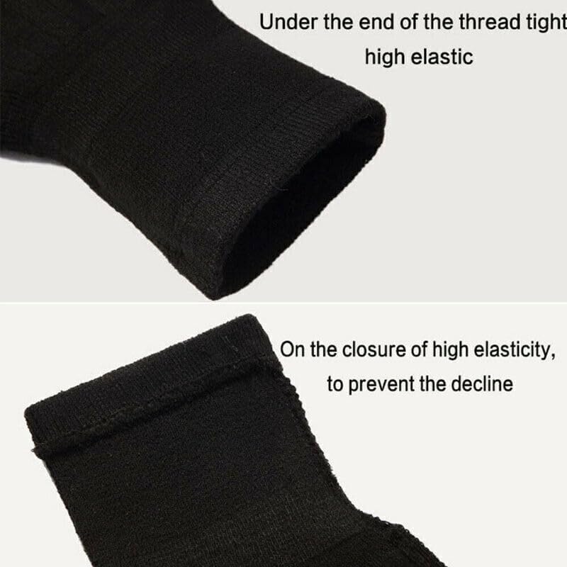 1 Pair Winter Knee Warmers for Men & Women – Soft Fleece Thermal Leg & Knee Protector for Pain Relief and Cold Weather – Winter Wool Knee Pads - Pure Woolen Knee Cap For Old Age/Sports/Painfull Knees/Ortho Patients Knee Support fur (Free Size)