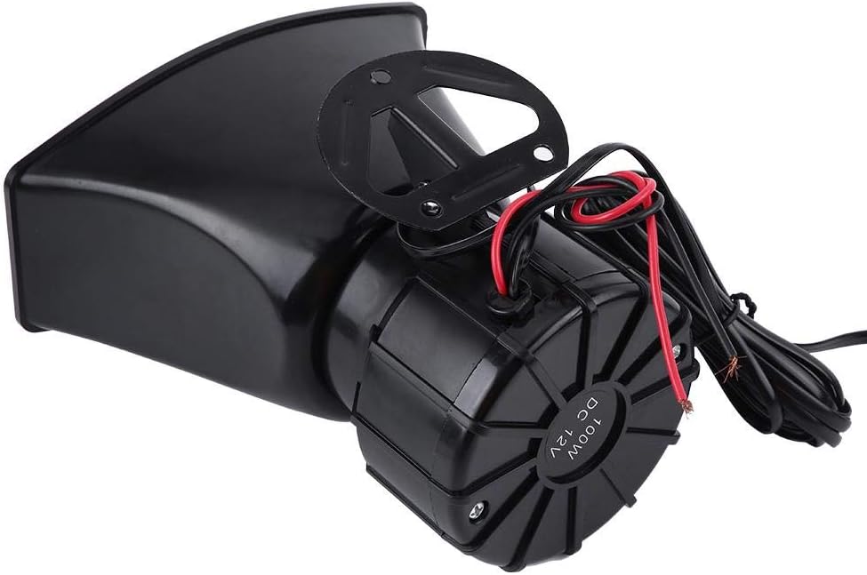Siren 12 V, 7 Tone Sound Horn, Car Siren Speaker, Car Horn, Emergency Amplifier Alarm Trumpet, Speaker System, Horn 12 V,