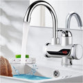 220V Hot Water Heater Faucet Instant Tankless Water Heater Electric Kitchen Bathroom Fast Heating Tap Water Faucet with LED Digital Display