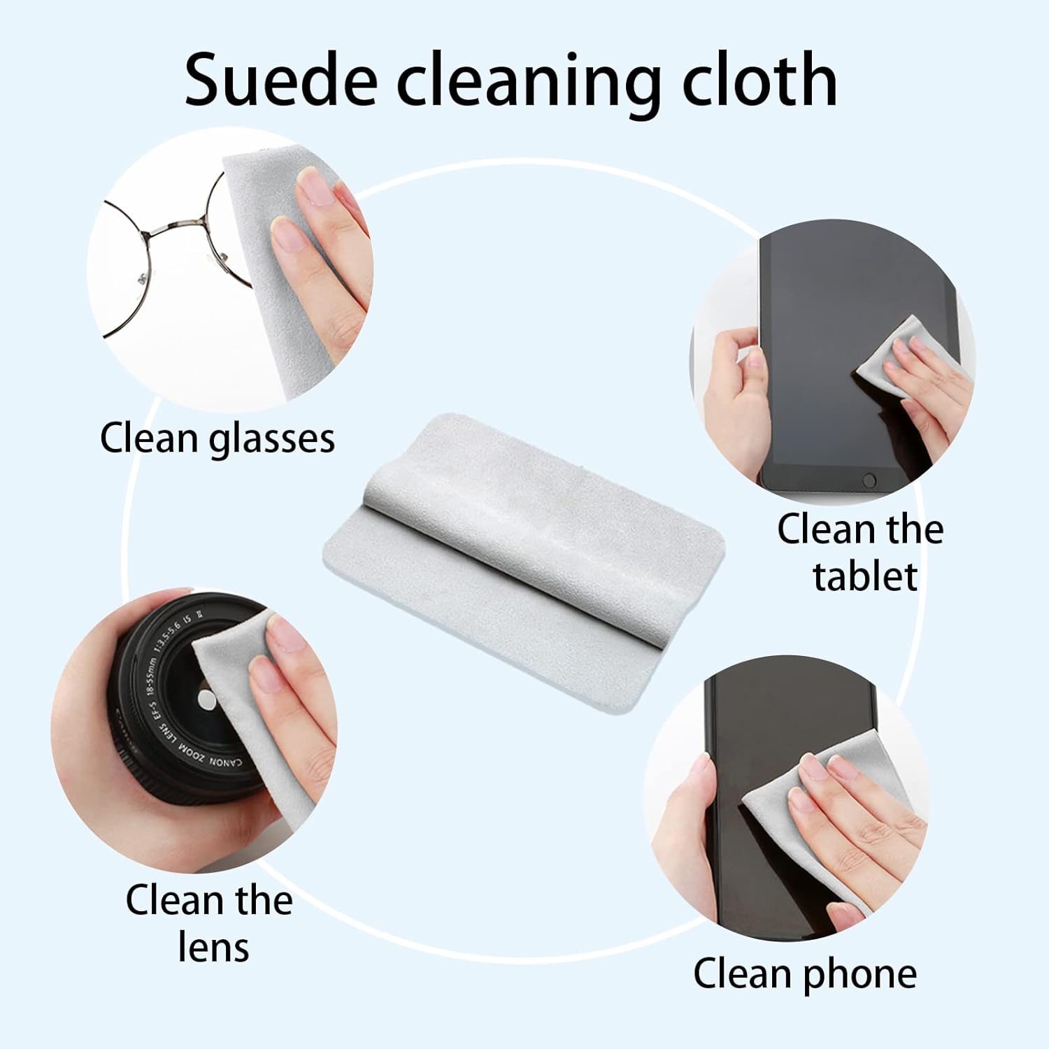 7 in 1 Electronic Cleaner Kit – Keyboard and Laptop Cleaning Kit with Brush for AirPods Pro, Phone, Computer, and Screen, Includes Bonus Flannel Cloth