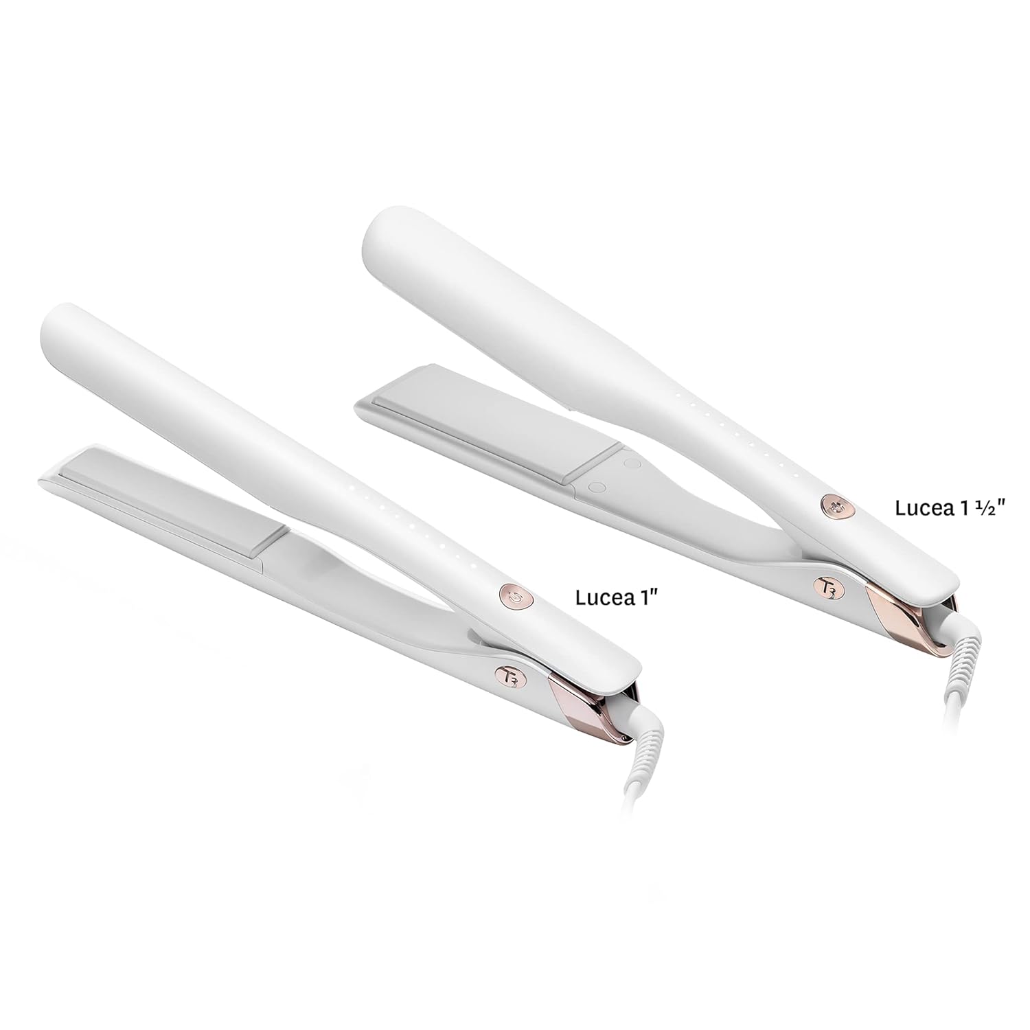 Like A New T3 Lucea Professional Straightening & Styling Iron, 1” or 1.5” Digital Ceramic Flat Iron with 9 Adjustable Heat Settings for Straight, Smooth Styles or Waves and Curls on All Hair Types