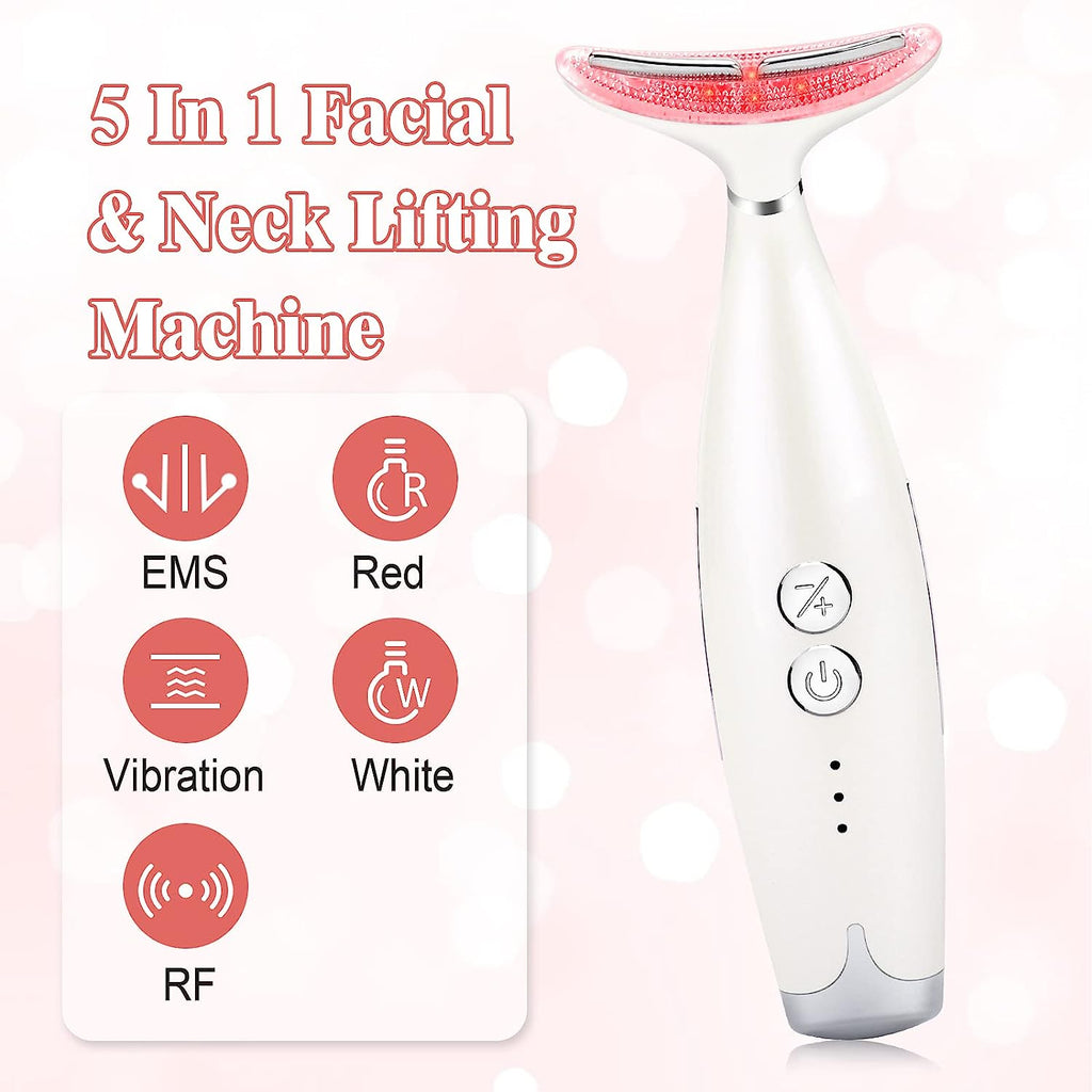 Facial Lifting Machine, Wrinkle Removal Machine for Skin Tightening, Ultrasonic Anti-Wrinkle Anti-Aging for Face Neck Women