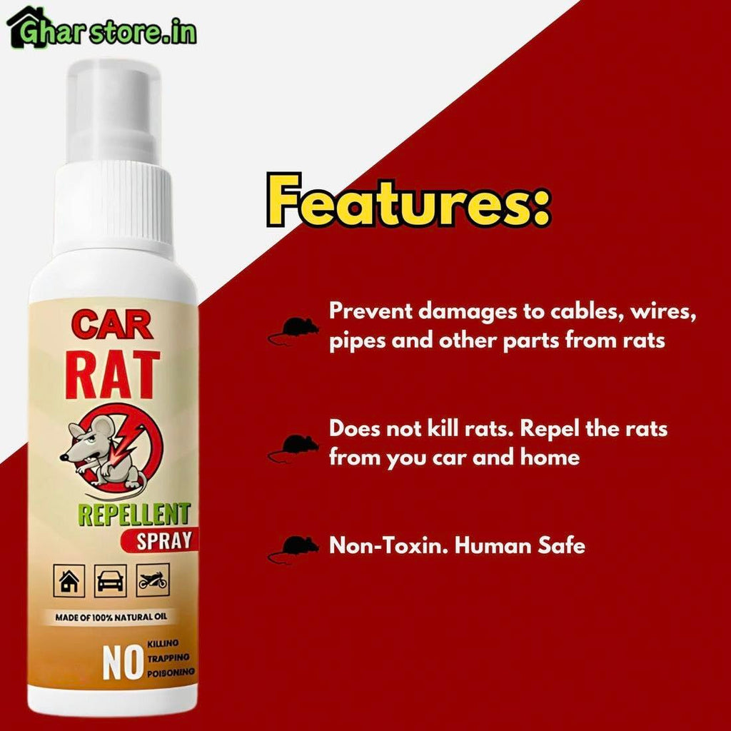 Herbal  for Car | Rat Repellent Liquid | Rodent Repellent | Anti Rat Protection Spray | Mouse Protector for Car