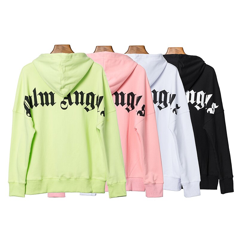 Original Palm Angels Men Women Unisex Lovers Fashion Casual Letter Hooded Loose Hoodie boyfriend gift Sports Jacket