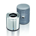 Lifetrons DrumBass III Rechargeable Single Metal Body Speaker with Leather Case - For iPod, iPhone 4GS, Ipad & MP3 Players