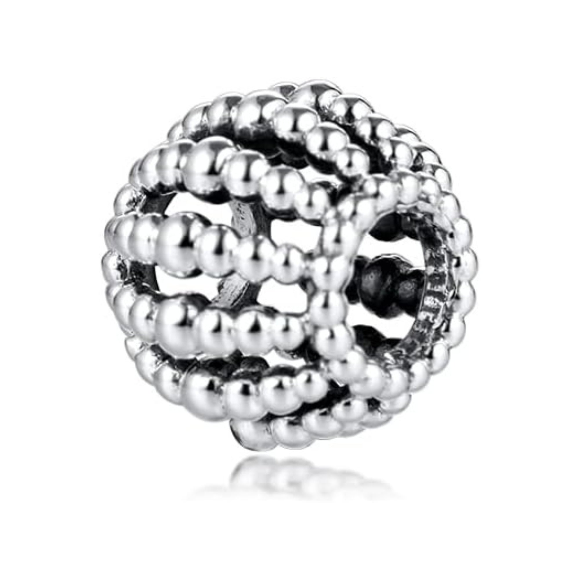 925 Silver Beads Beaded Openwork Charm Woman DIY Beads For Jewelry Making Fits European Sterling Silver Bracelets