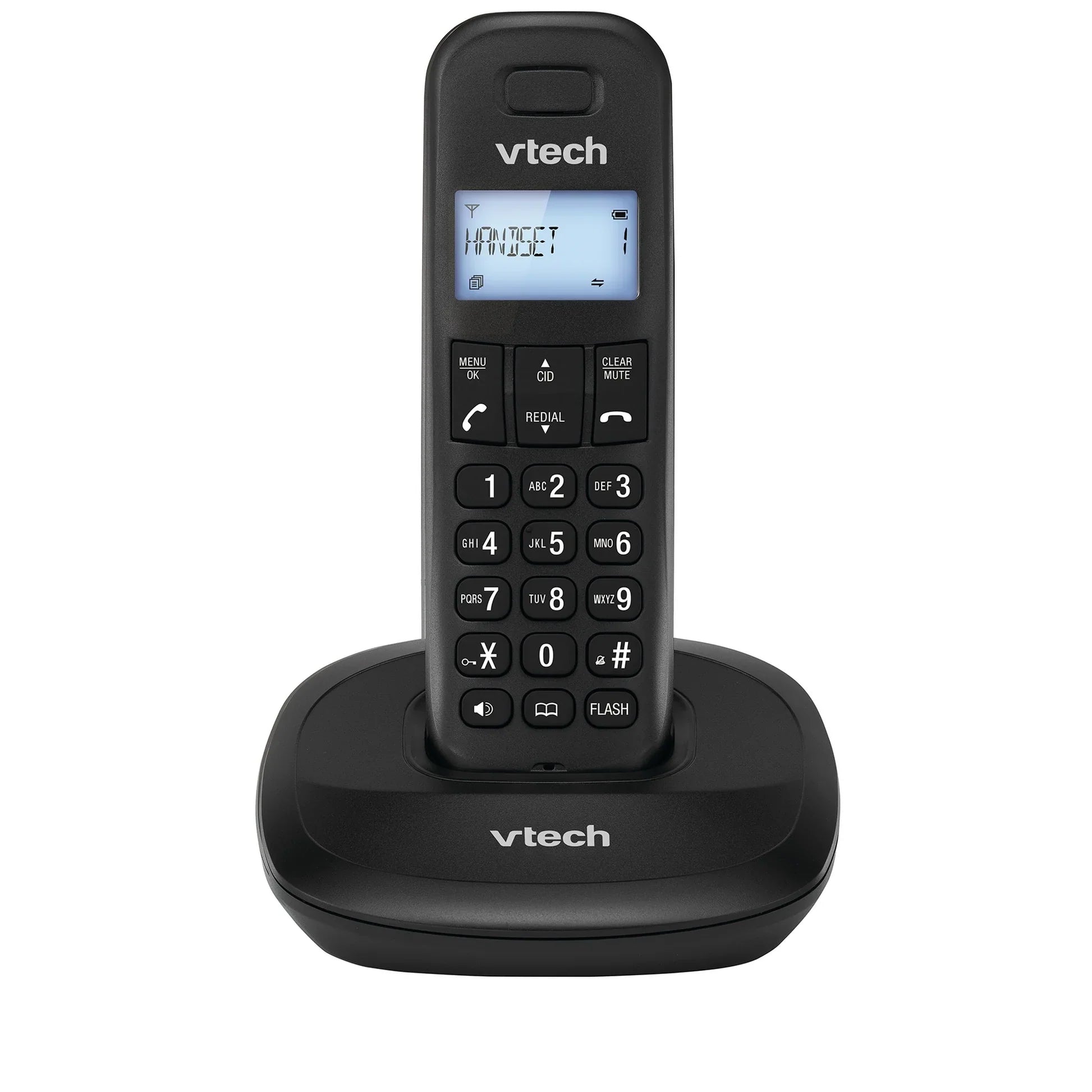 Vtech Single Cordless Phone Black (ES1810A)