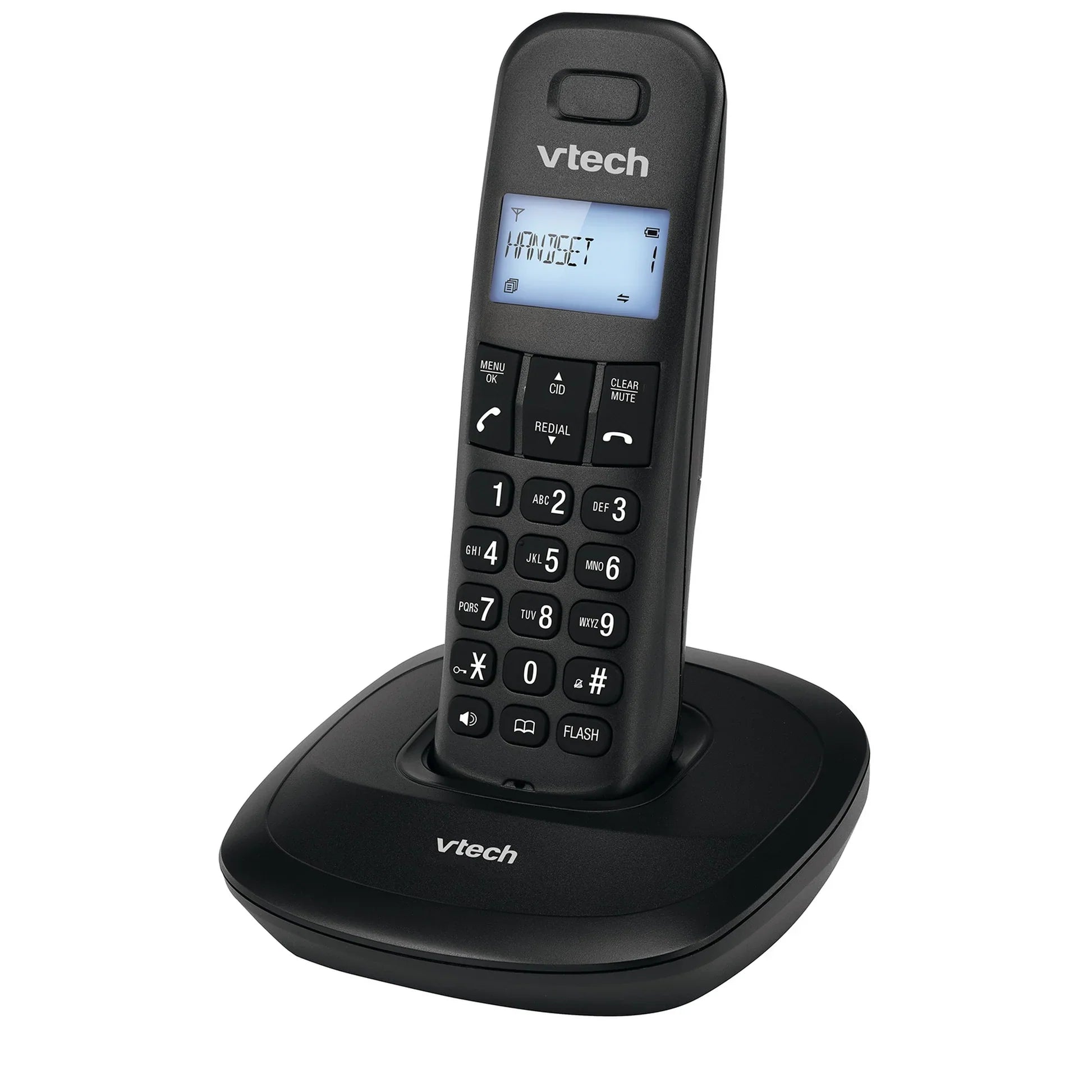 Vtech Single Cordless Phone Black (ES1810A)