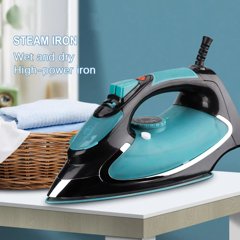 RAF Electric Steam Iron, Ceramic Coated Plate  Flat Iron Home Appliances 2400W, R.1193G