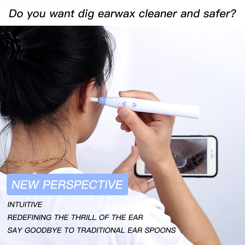 Wifi Visual Ear  F180B 3.9mm Spoon  Earpick Inspection Camera Video USB Visual Ear Cleaner For IOS\Android