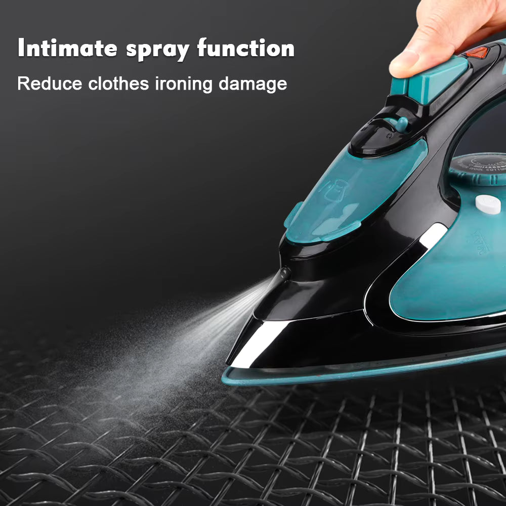 RAF Electric Steam Iron, Ceramic Coated Plate  Flat Iron Home Appliances 2400W, R.1193G