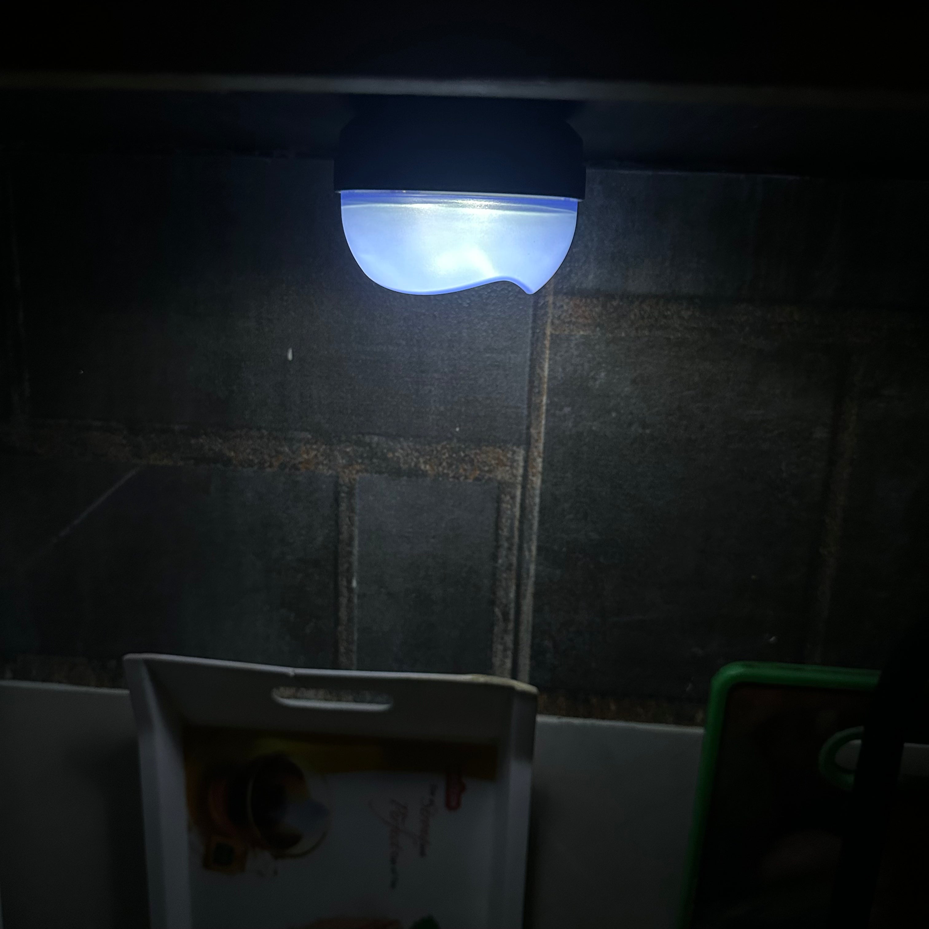 3 LED Touch Push On Off Light Self Stick On Click Cabinet Light LED Puck Light Battery Operated AA - 3 Pack