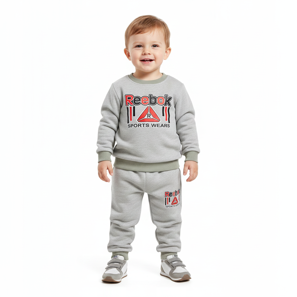 Minime Kids Printed Fleece Tracksuit Sweatshirt & Sweatpants for Boys & Girls Soft & Cozy Fleece Suit for Kids – Children’s Warm Fleece Co-Ord Set Stylish Sweatshirt + Pajama Suit