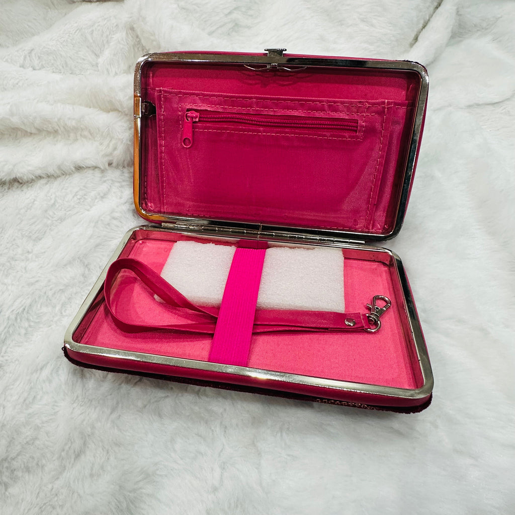 Clutch for Girls – Stylish Sequins  Elegant Bridal Party Handbag | Wedding & Festive Evening Purse With Mobile holder