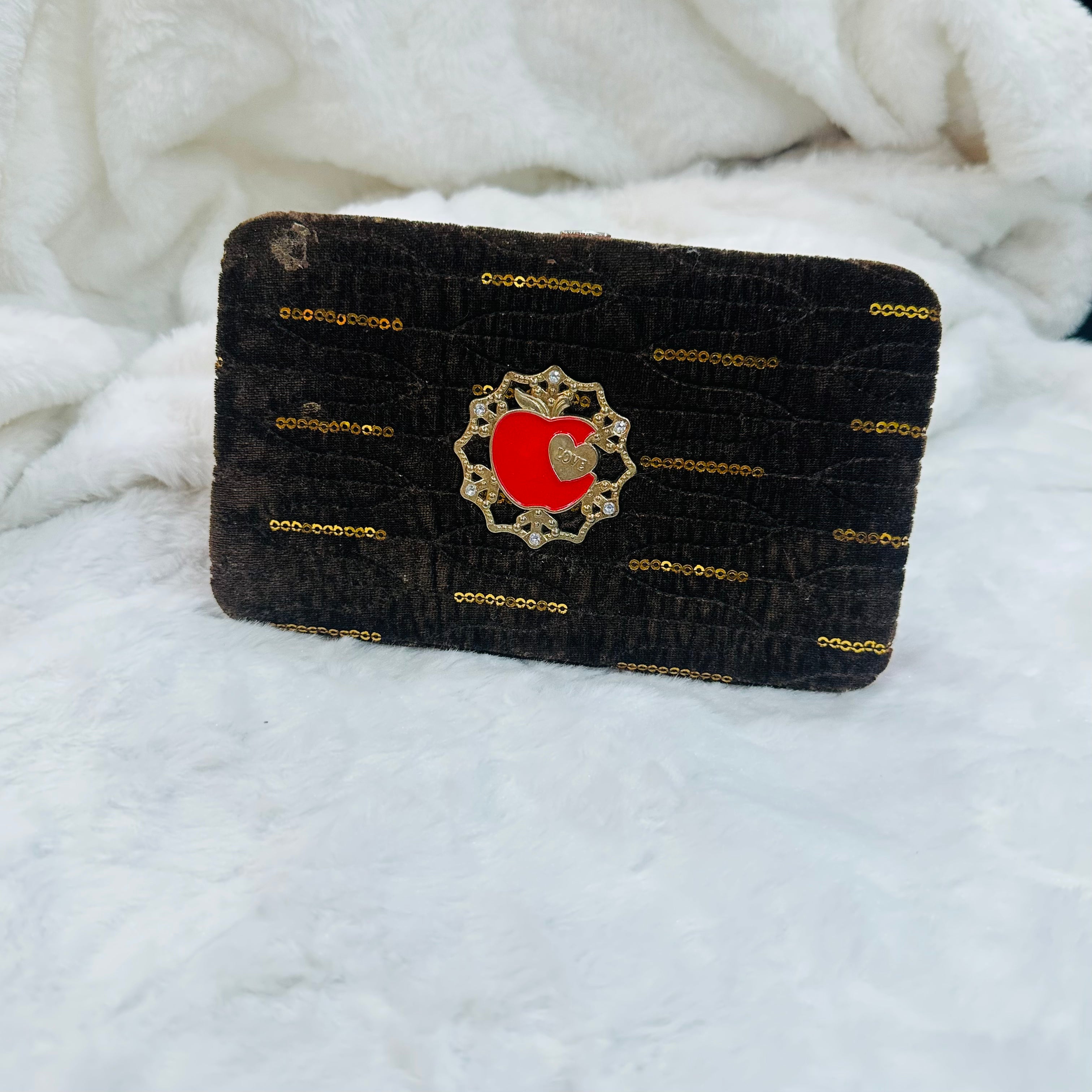 Clutch for Girls – Stylish Sequins  Elegant Bridal Party Handbag | Wedding & Festive Evening Purse With Mobile holder