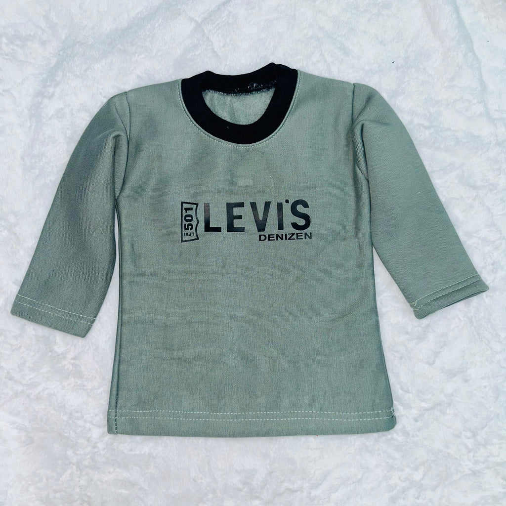 Minime 2024 Winter Fleece Sweatshirts for Baby Boys 1 Year