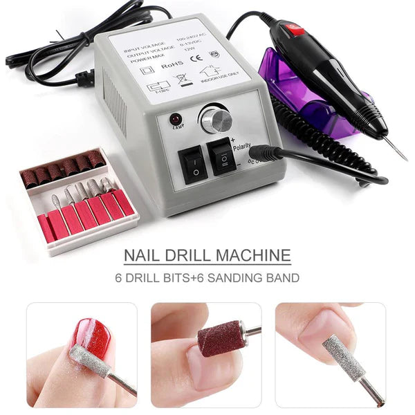 Mercedes 2000 Nail Art Drill Acrylic Manicure and Pedicure Set