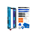 MMOBIEL Front Glass Repair Kit Compatible with iPhone XS - 5.8 inch - 2018 - Lens Screen Replacement Repair Kit - Incl. Toolkit - Gray