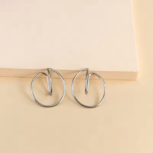 Double Hooping Ear Cuff Irregular Curve Clip Cartilage Lobe Stacking No Piercing Dainty Earrings for Women&Men Fashion Gift