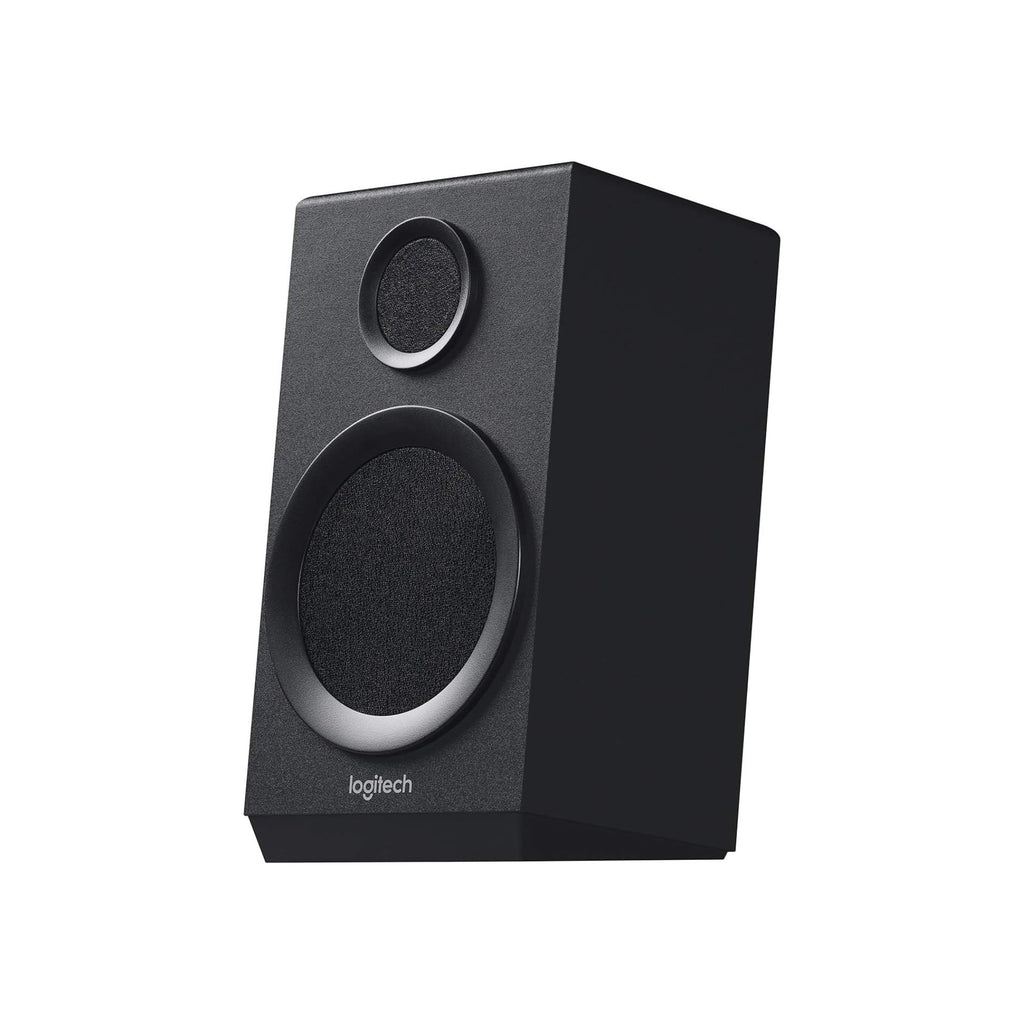 Logitech Z333 2.1 Speakers – Easy-access Volume Control, Headphone Jack – PC, Mobile Device, TV, DVD/Blueray Player, and Game Console Compatible, Black
