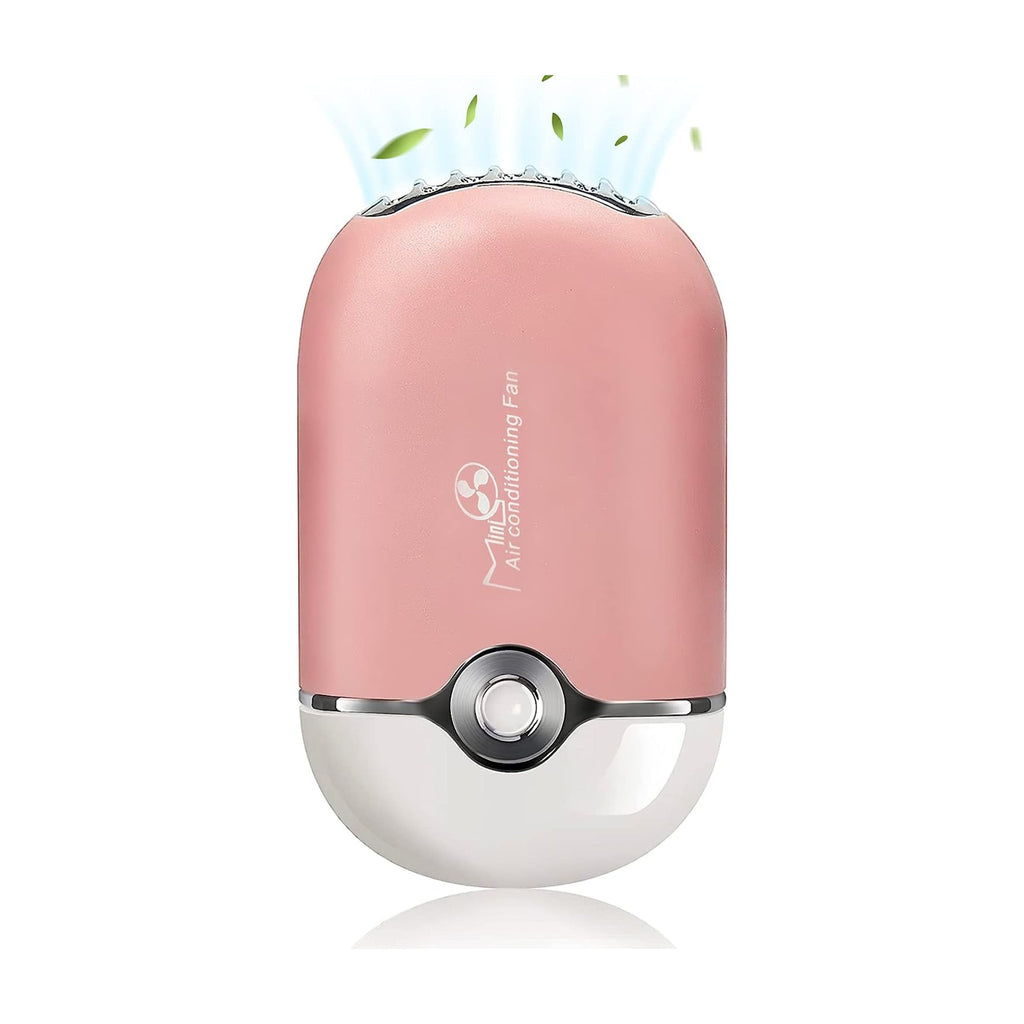 GreenLife® USB Rechargeable Portable Mini Fan Cooling Fan Bladeless Handheld Eyelash dryer Mini Handheld Fan Air Conditioning Blower for Eyelash Extension