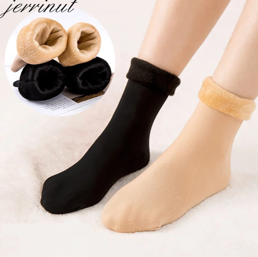 2 Pairs Winter Warm Socks | Woolen Socks | Imported Tassel Winter Warm Long Tassels - One Size - Various Colors - Suitable For All Ages