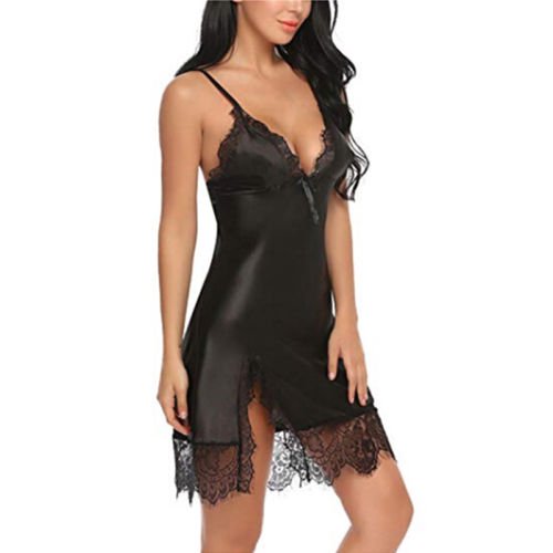 Sleepwear for Women Sexy Lingerie Women Ladies Sexy Lace Lingerie Nightwear Underwear Babydoll Sleepwear Bow