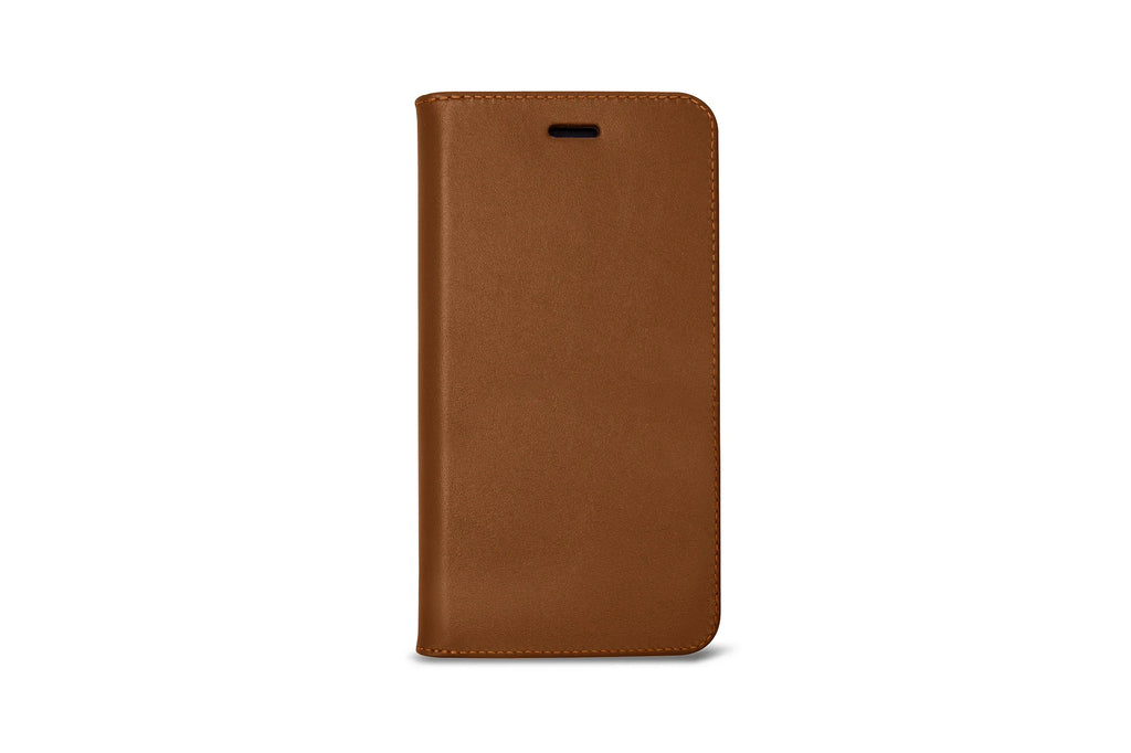 LUCRIN Wallet Case for iPhone 11 Pro Black / Brown -  Smooth Leather
