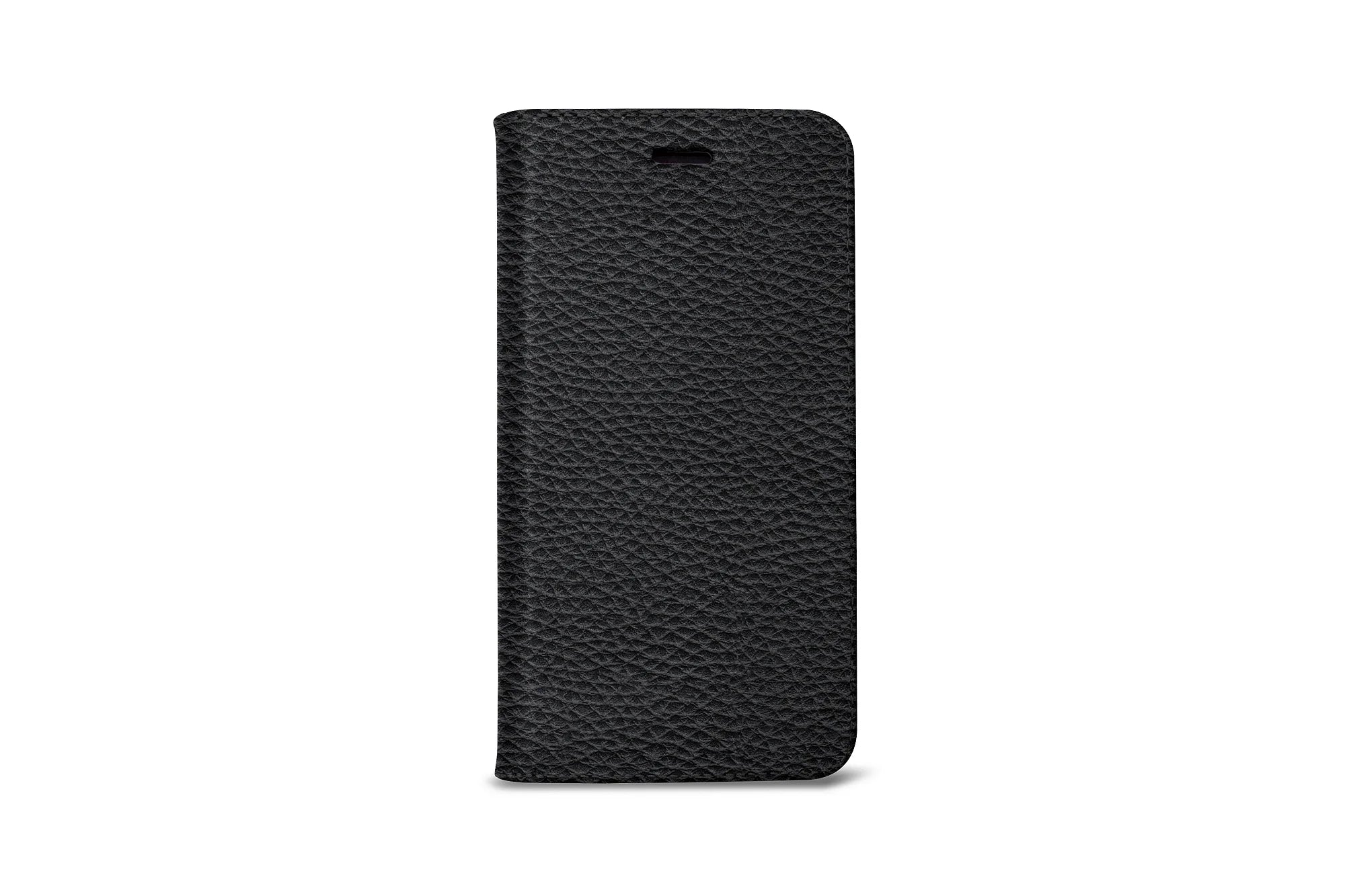 LUCRIN Wallet Case for iPhone 11 Pro Black -  Pebbled Leather