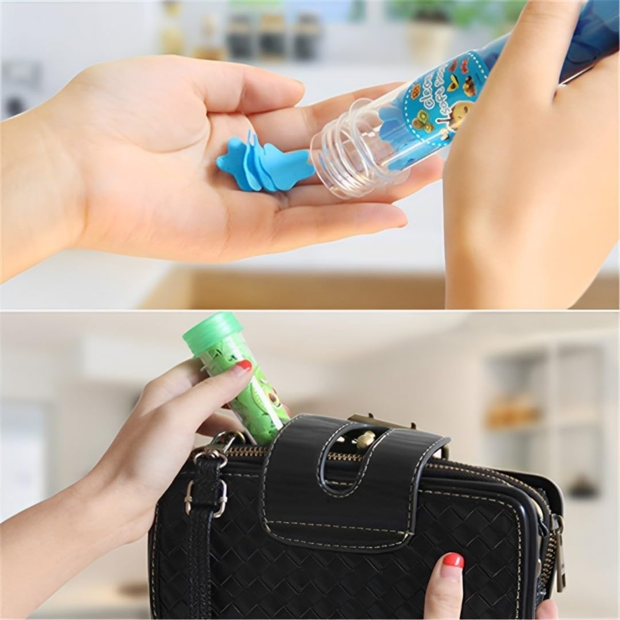 Hugs and Hurts Paper Soap Tube Mixed Fragrances Pack of 3 Disposable Mini Soap Petals in Compact Tubes for Hand Wash Personal Hygiene (3)