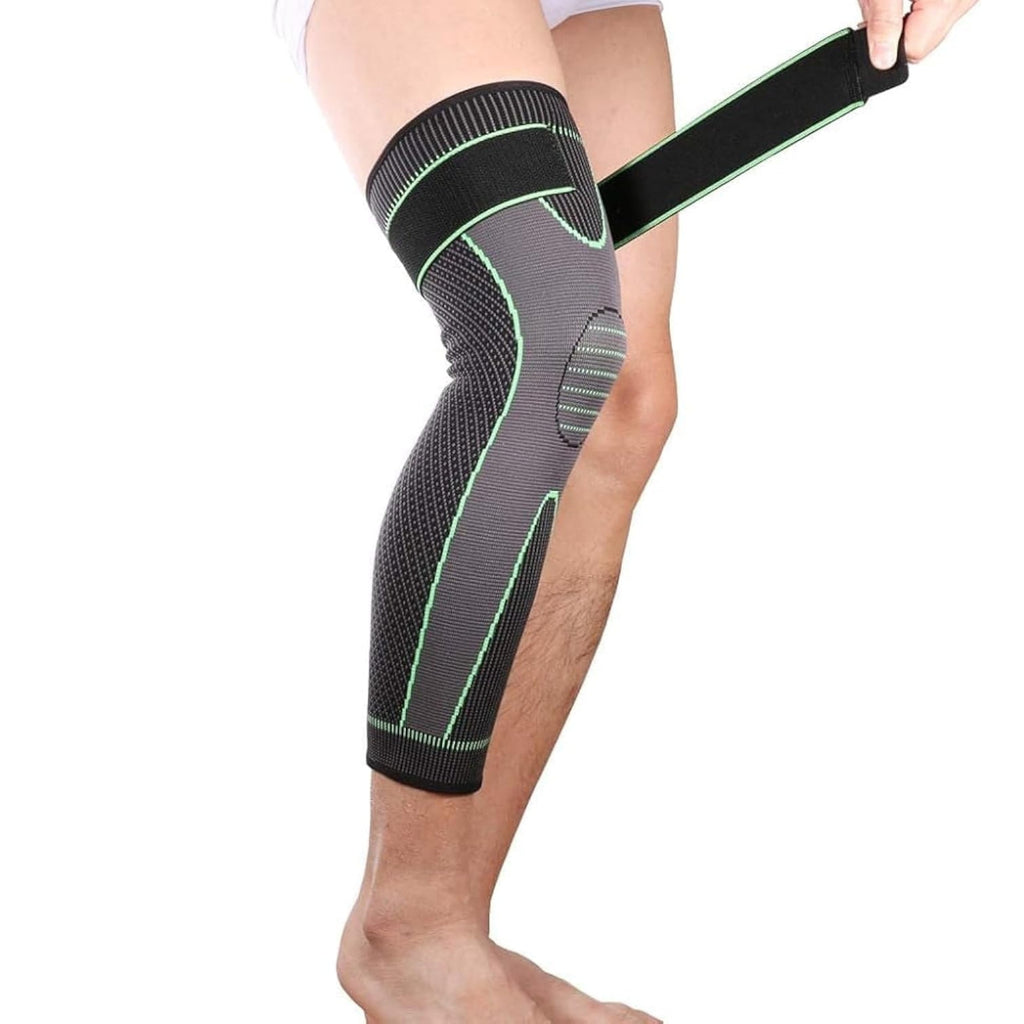 1 Pcs Knee Support Brace – Adjustable Knee Pain Relief Belt, Pressurized Fitness Running & Cycling Band, Elastic Nylon Knee Pad Sleeve for Joint Pain Relief, Sports & Injury Recovery