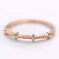 Explosive Simple 4 Small Broken Diamond Small Fresh Ring Ring Jewelry Hand