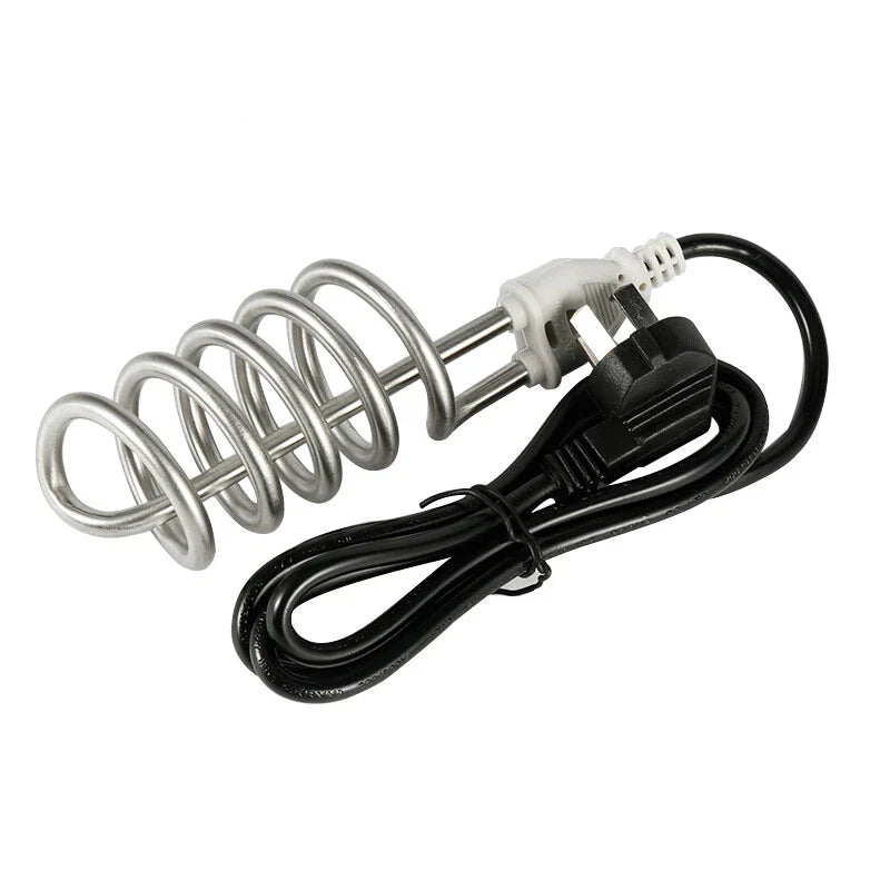 NSG F8 2000W Water Heater Rod - Mini Boiler Hot Water Immersion Heater, Stainless Steel Electric Heater Element, Portable Water Heating System for Household, Office, Travel Use